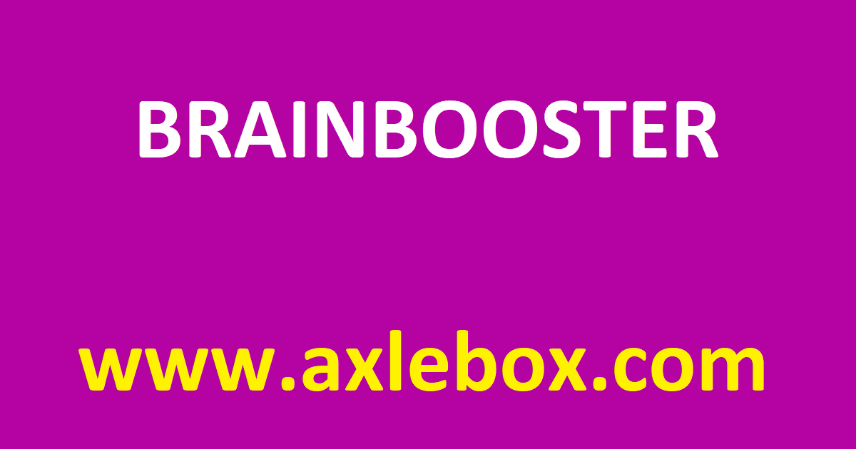 Brain Booster Preview