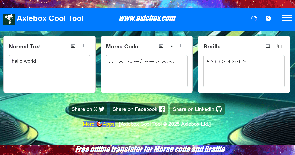 Axlebox Cool Tool Translator Preview