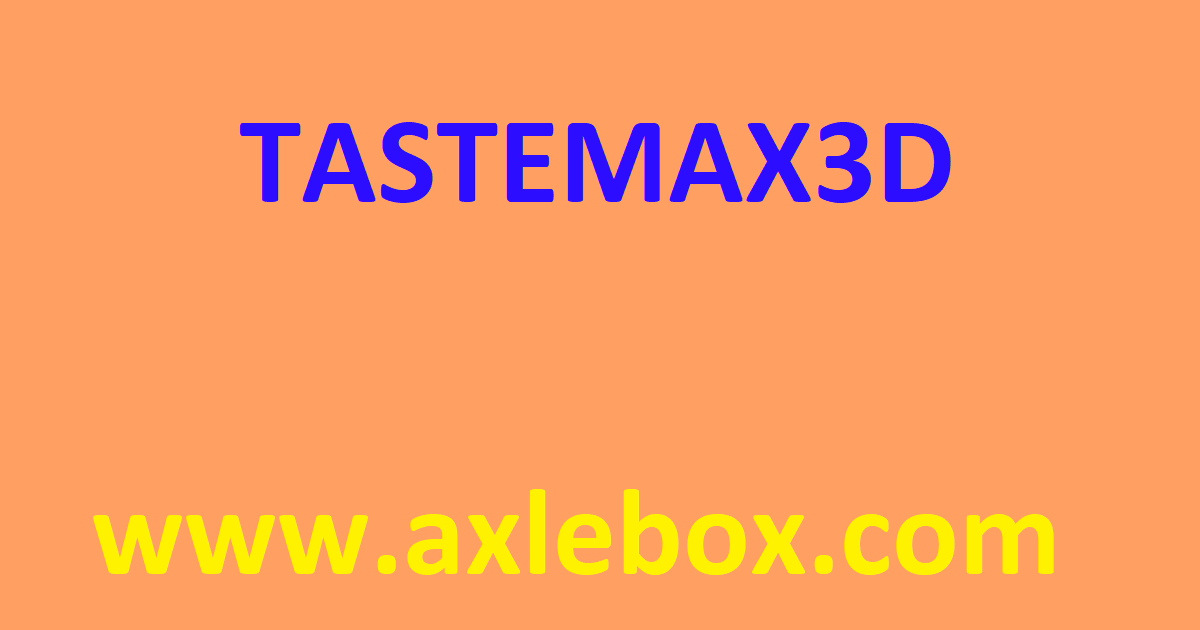 TasteMax 3D Preview